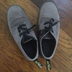 dr martens soho. gray sneakers. 37 eu/6 us.